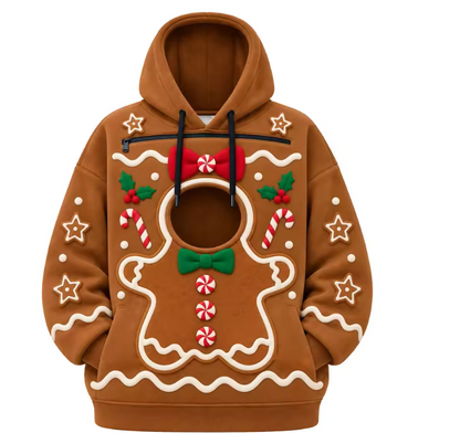 Sudadera navideña con hueco para tu perro