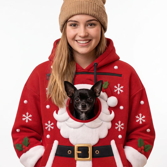 Sudadera navideña con hueco para tu perro